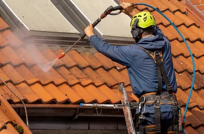 Démoussage et hydrofuge de toiture à Rebreuviette